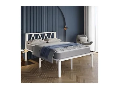 Avenco 14in King Platform Bed White