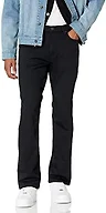 Amazon Essentials Men's Jeans, Slim Fit Stretch, Bootcut - Discontinued Colors, Black, 33W x 34L