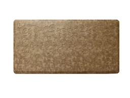 J&V TEXTILES EMB06 20 in. X 39 in. MEDALLION EMBOSSED MAT 