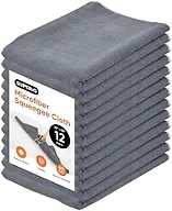 Superio Microfiber Squeegee Mopping Towel Extra Large Miracle Cloth 20 x 30 Streak Free Microfiber Floor Cloth-Rag for Cleaning House, Kitchen, Bathroom-Scratch Free, 12 Pack