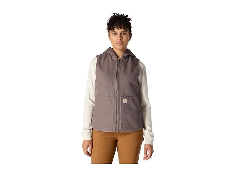Carhartt Women's Washed Duck Hooded Vest