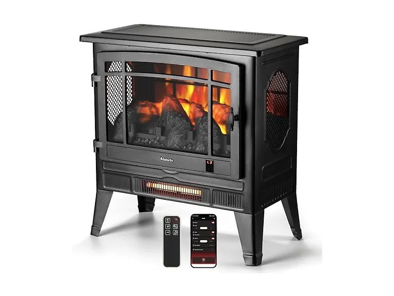TURBRO Suburb 25" Smart Fireplace, Black