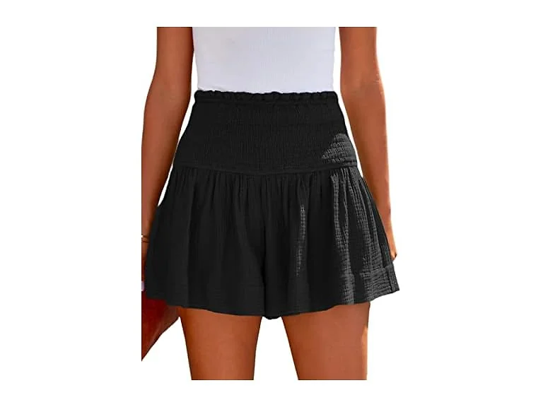 Dokotoo Women Shorts High Waisted Pleated Shorts