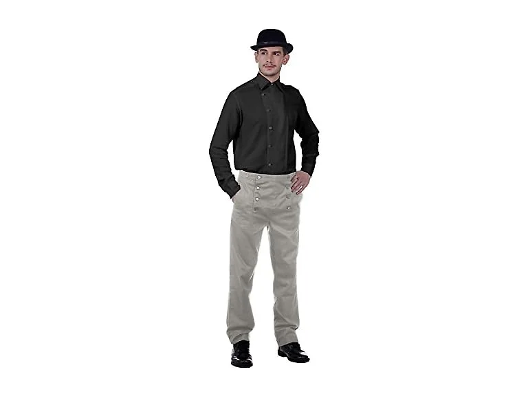 ThePirateDressing Men (S) Steampunk Pants Trousers
