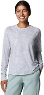 Columbia Women's PFG Uncharted Knit Long Sleeve, Nimbus Grey Swamplands, X-Large