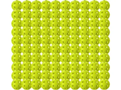 Franklin Sports X-26 Pickleballs - Indoor - 100 Pack - Optic