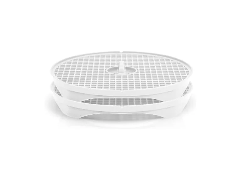 Borner by Reston Lloyd 2pc Crispymaker, Microwave Chip Maker, White