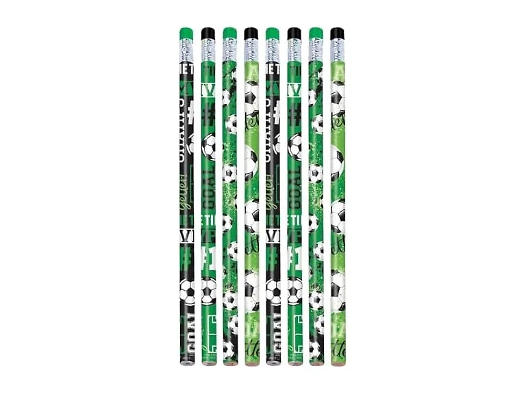 Assorted Goal Getter Pencils - 7.38" (Pack of 8)