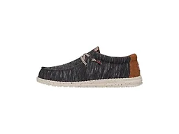Hey Dude Mens Shoes, Wally Jersey, Charcoal, 46
