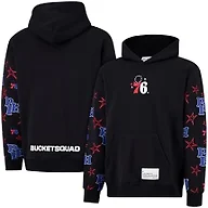 Bucketsquad Youth X Ultra Game NBA Officially Licensed Buckie Hoodie Sweatshirt, Philadelphia 76ers, Black, YL