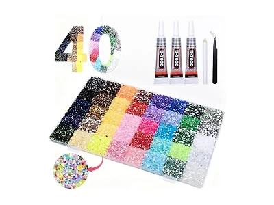 Klimonla Bedazzler Kit with Rhinestones