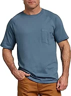Dickies Men's Short Sleeve Performance Cooling Tee Shirt, Dusty Blue, 2X