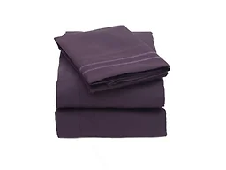 Classic Solid Microfiber Sheet Set