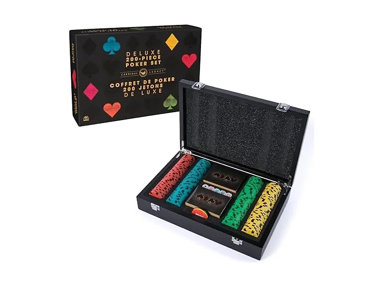Spin Master Games Legacy Deluxe 200-Piece Poker Classic Game