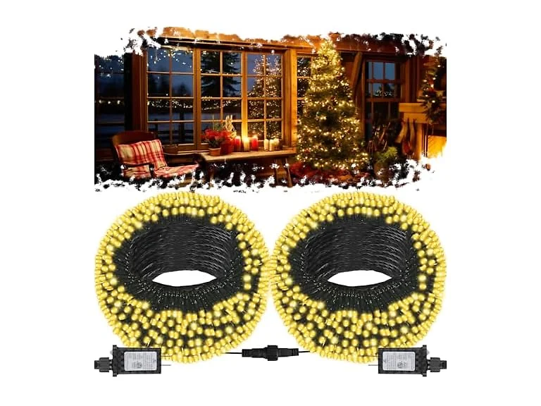 FairyGlim 2Pack 132Ft Christmas Lights