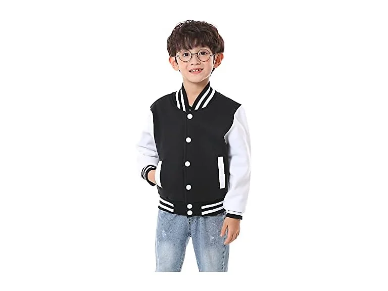 Nhuheq Boys (2T) Baseball Jackets Varsity Jackets