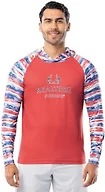 Realtree Men's Long Sleeve Patriotic Performance Fishing Hoodie, Streaky USA, Large