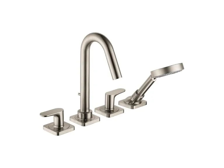 AXOR Citterio M Modern 2-Handle 18" Wide Roman Tub Filler