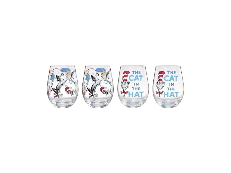 Lenox Drinkware, Dr. Seuss' The Cat In The Hat Tumblers, Set of 4