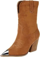 The Drop Women's Sandra Heeled Cowboy Boot