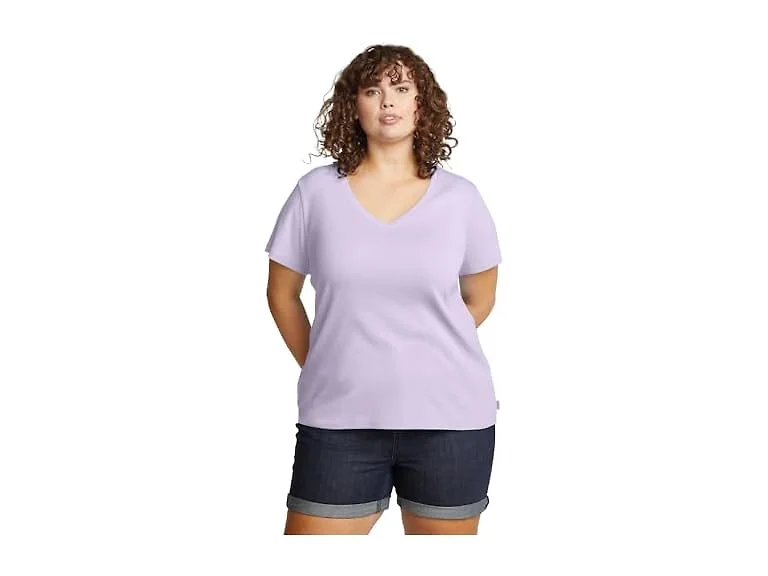 Eddie Bauer (1X) Ww Ss Fav Vnk Tee