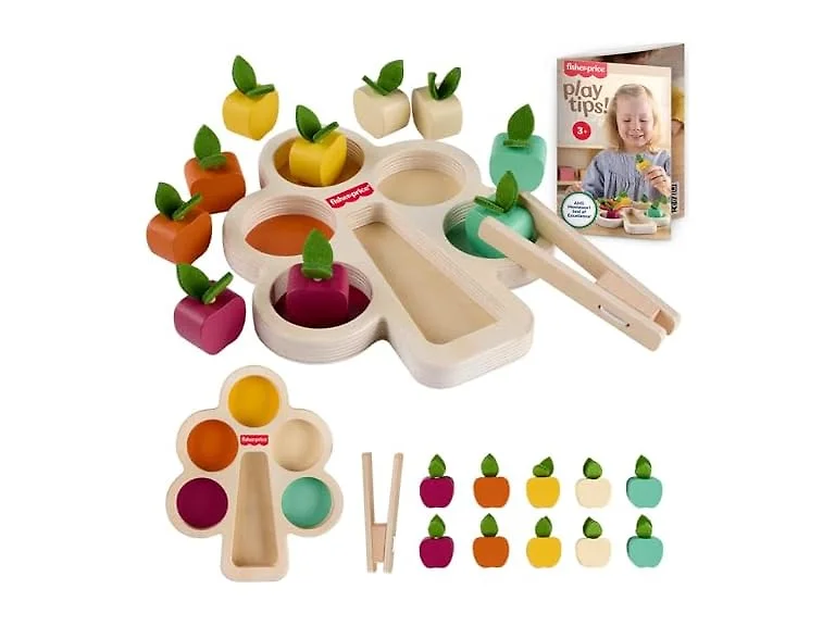 Fisher-Price Wood Montessori Toy Sorting Tree