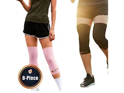 Copper Joe COJ-8PKKnee P-B -S Small Pink & Black Knee