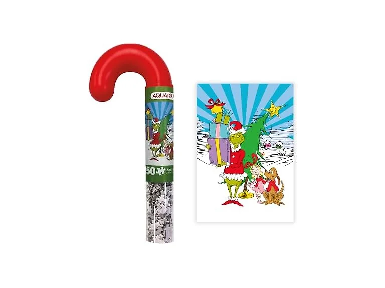 Aquarius Grinch Piece Micro Jigsaw Puzzle Tube
