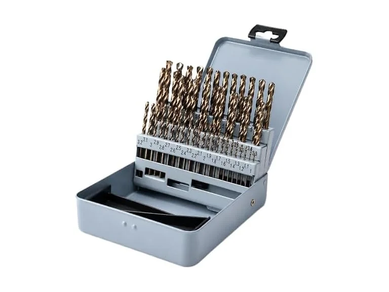 Bieqiair CON-128 Metric HSS Drill Bits Kit