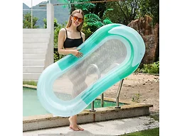 Seamless Outdoors Aqua Inflatable Pool Lounger- Teal