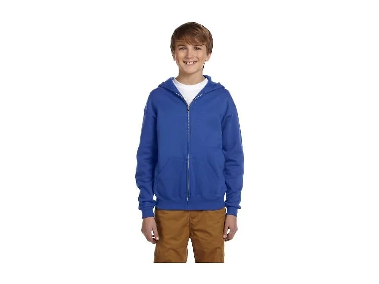 Jerzees Men (L) Youth Oz. NuBlend® Full-Zip Fleece