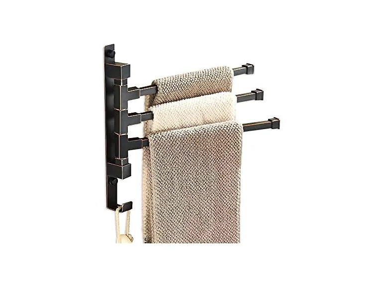 ELLO&ALLO Oil Rubbed Bronze Swing Out Towel Rack