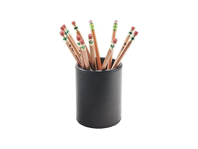See Jane Work Realspace® Faux Leather Pencil Black