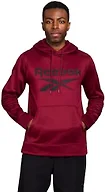 Reebok Hooded Fleece Sweatshirt, Cabernet, XX-Large