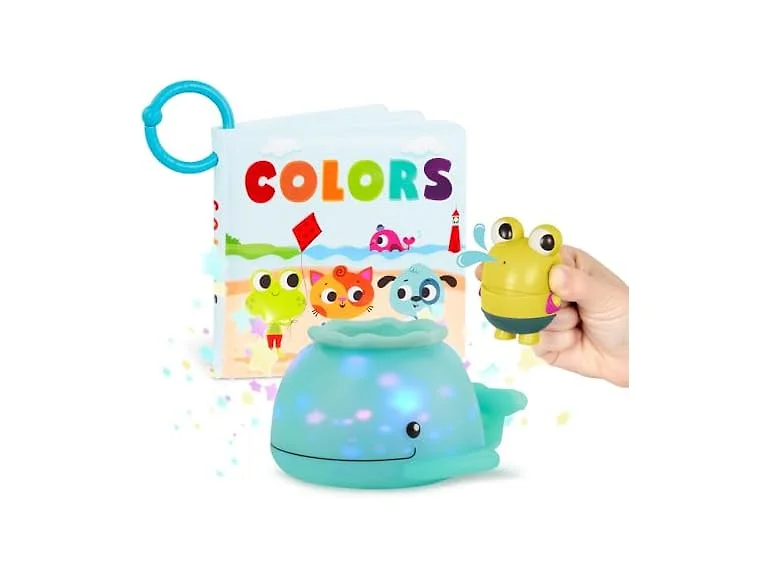 B. toys Bath Toys Set, Glow & Splash Book