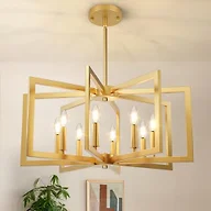 Bairth KN0001 8-Light Gold Chandelier