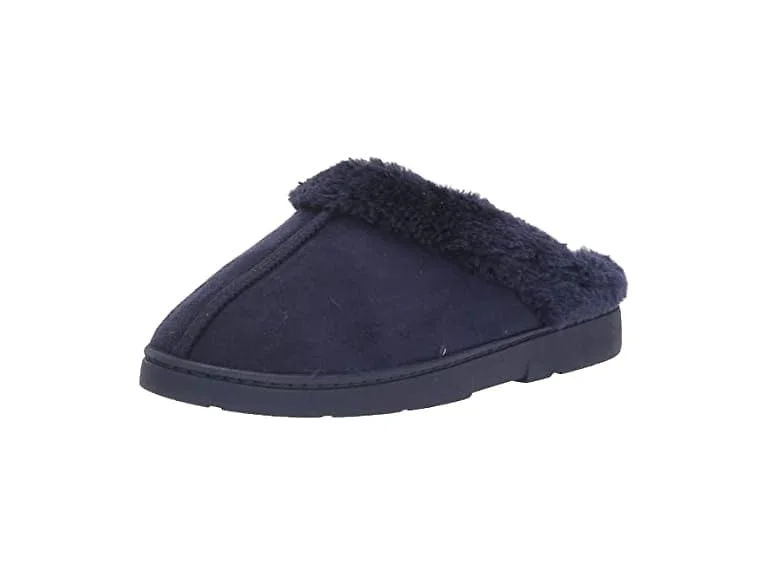 MUK LUKS Women's Polysuede Clog Slipper (L)