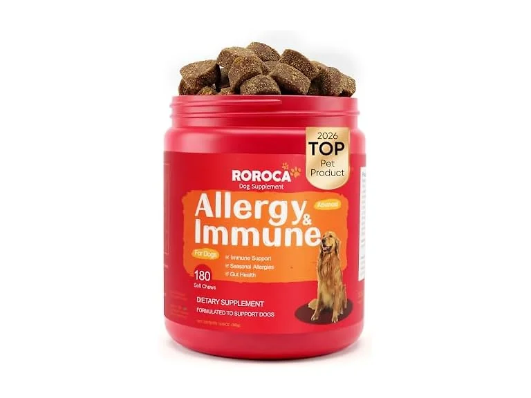 ROROCA Dog Allergy Relief Chews - Anti