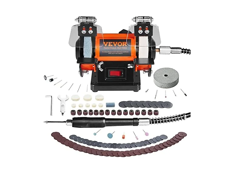 VEVOR Jewelry Polisher, Bench Grinder