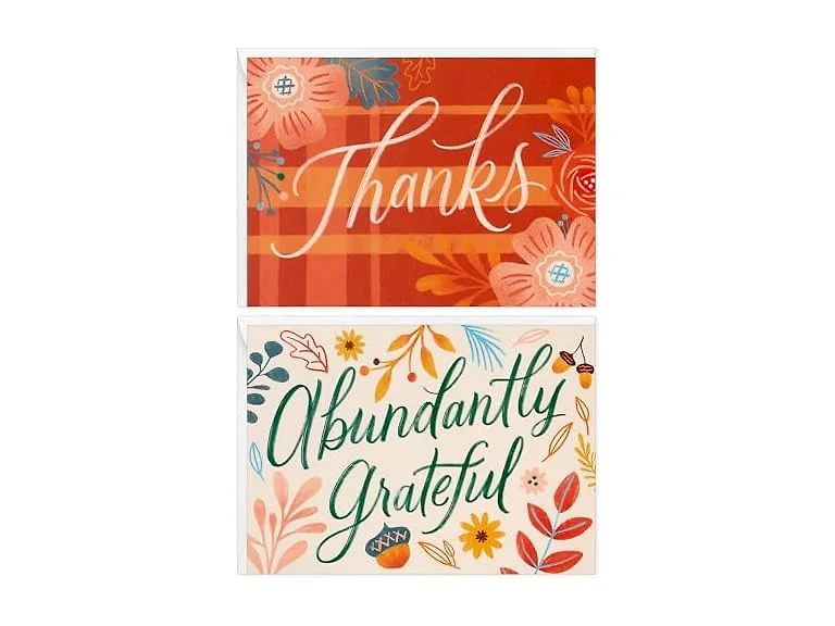 Hallmark Bulk Thank You Cards, 50-Pack