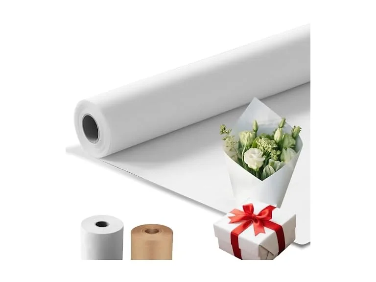MAXTBEE 36" × 1500"(125') Thickened White Craft Paper Roll