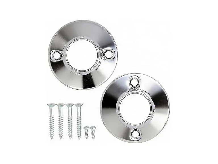 HIGHCRAFT Shower Curtain Rod Flange, Screws Included
