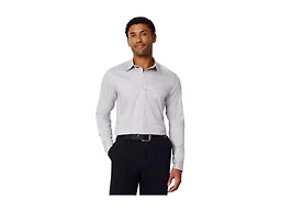 Amazon Essentials Men's Slim-Fit Long-Sleeve Stretch Dress Shirt, Grey, X-Large