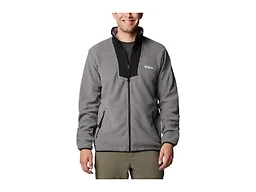 Columbia Men's Sequoia Grove Full Zip Fleece, City Grey Heather/Black, Medium