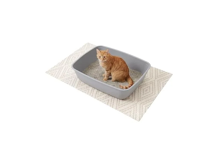 Kitty City Large Foam Cat Litter Mat - Tan