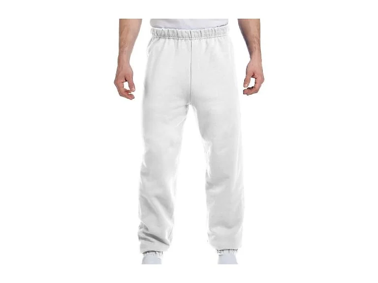 Jerzees (M) Oz Sweatpant No Colors White