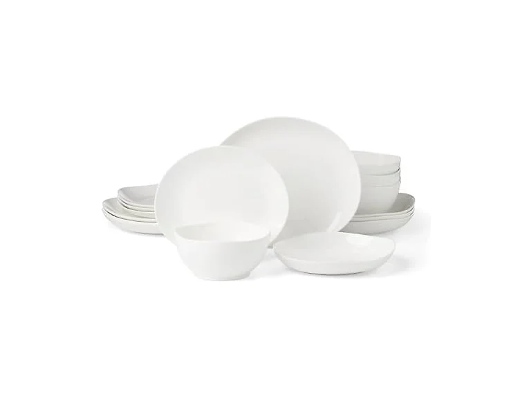Lenox Studio 1414 Curve Bone China 16-Piece Dinnerware Set 