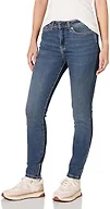 Amazon Essentials Women's High-Rise Skinny Stretch Jeans - Discontinued Colors, Medium Wash, 20 Long