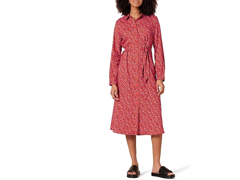 Amazon Essentials Women's Georgette Shirt Dress