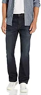 Amazon Essentials Men's Jeans, Slim Fit Stretch, Bootcut - Discontinued Colors, Dark Denim, 40W x 28L
